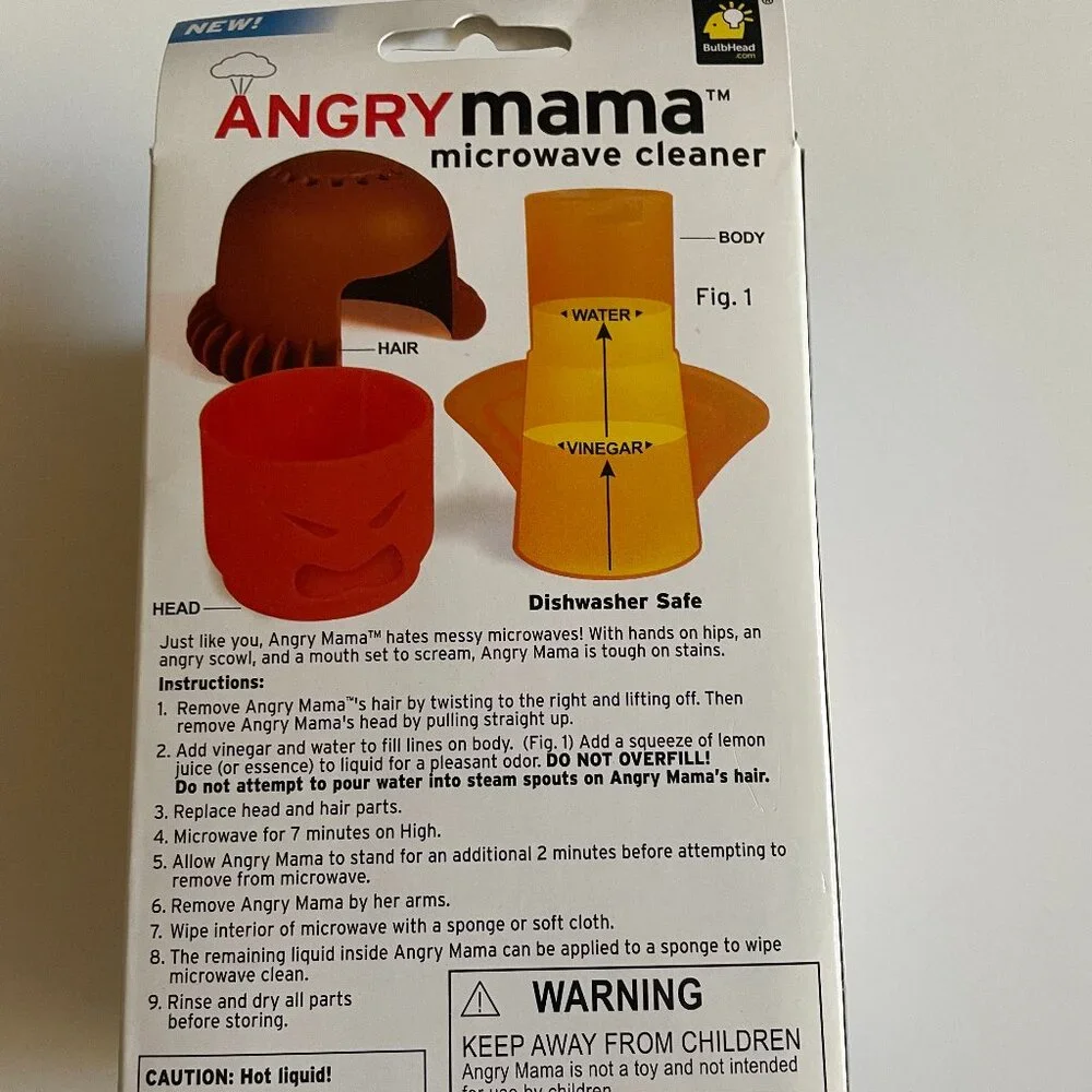 Angry Mama Microwave Cleaner